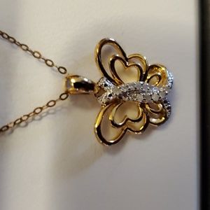 Butterfly Pendant Necklace